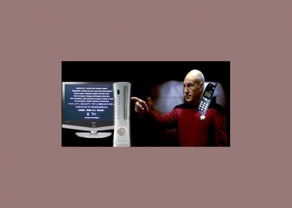 picard has trouble with his xbox