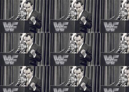 World Wrestling Federation Champion Richard Nixon