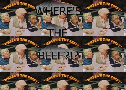 Where's the beef?