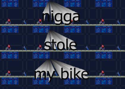 n*gg* just stole my bike (megaman)