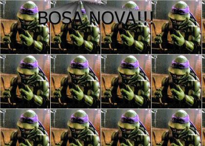 Donatello can't think of any good phrases.