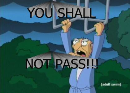 You shall not pass!!!
