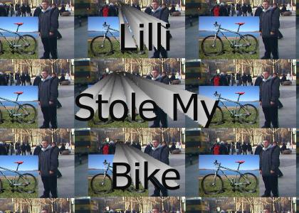 Lilli stole my bike