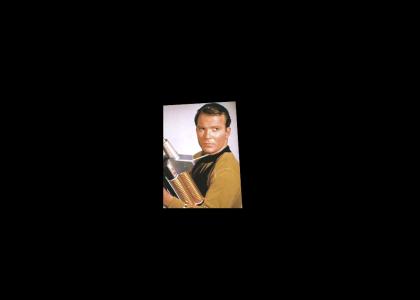 William Shatner doesn't change facial expressions