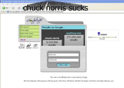 anything else is better then chuck norris