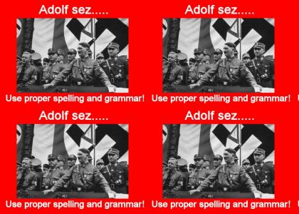 Hitler teaches Language arts