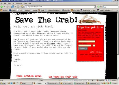 Save the Crab