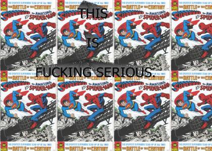 Superman VS Spiderman, the most epic battle.