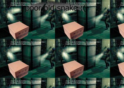 MGS4: Snake uses a box for the last time