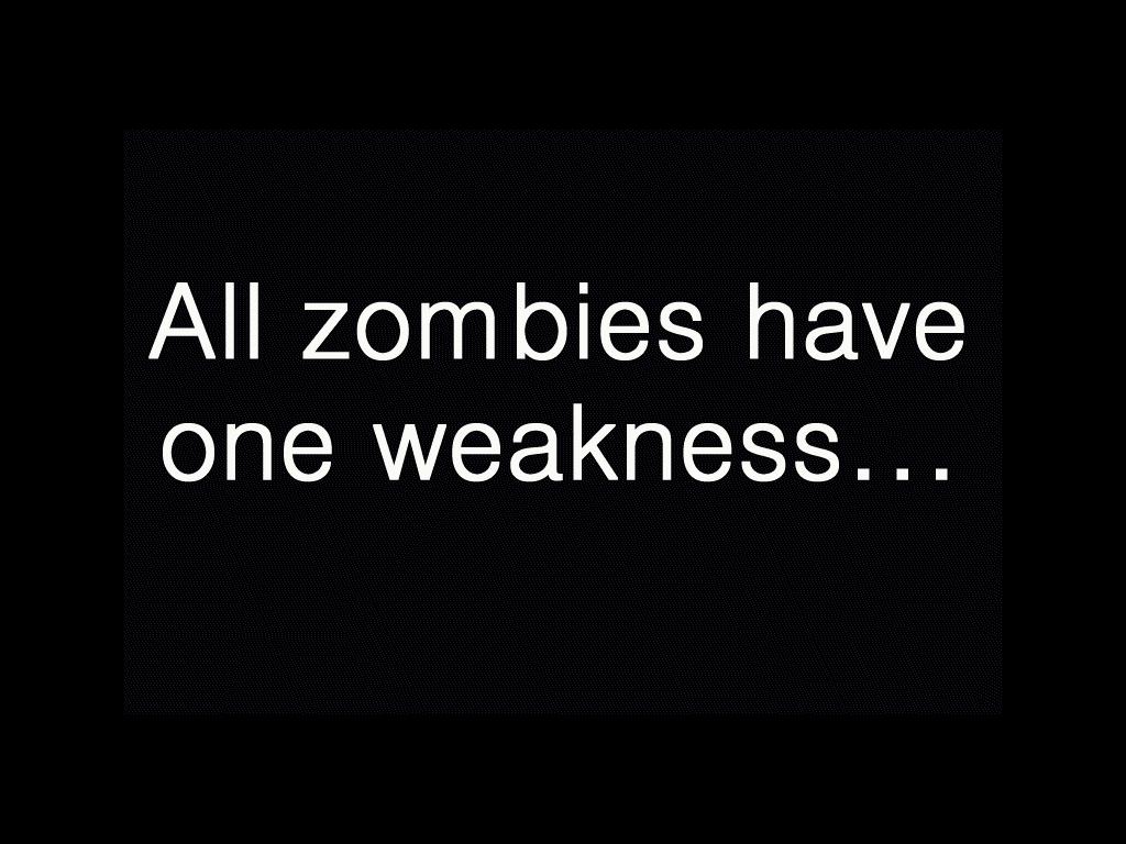 zombieweakness