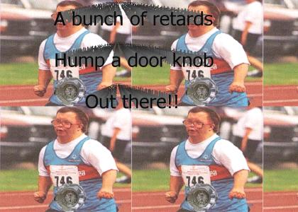 Retards Humping a Door Knob Retards Humping a Door Knob