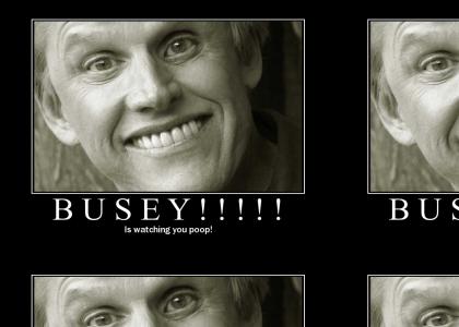 Gary Busey Is Watching You Poop!