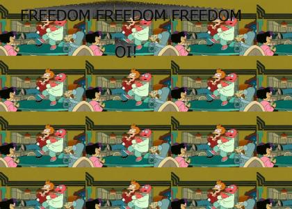 Zoidberg celebrates Freedom Day