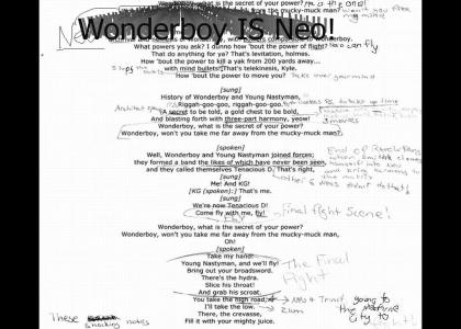 Wonderboy is NEO?!