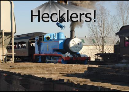 Thomas the tank has one weakness.