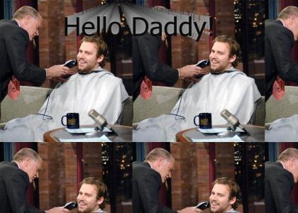 Letterman Shaves Roethlisberger