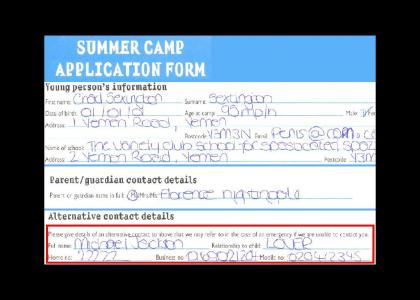 Camp Application!