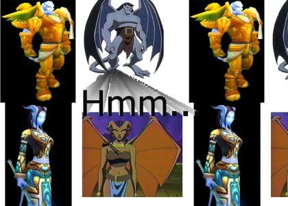 The new Alliance race is Gargoyles!