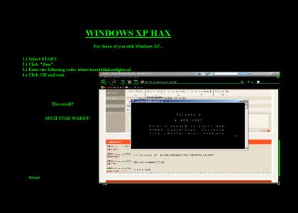 Windows XP hax
