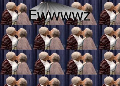 kissing grannies