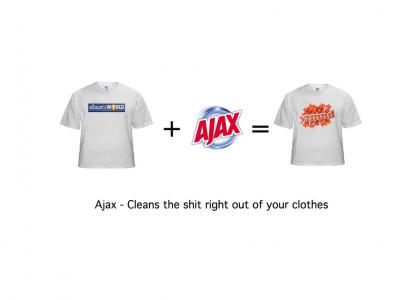 Ajax cleans anything
