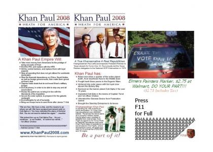 VOTE KHAN PAUL 2008!!!