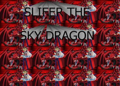 Yugi and SLIFER THE SKY DRAGON