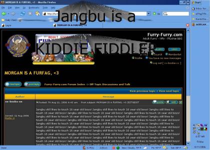 Jangbu likes to touch kids!  (HE HAET THE TRUTH)