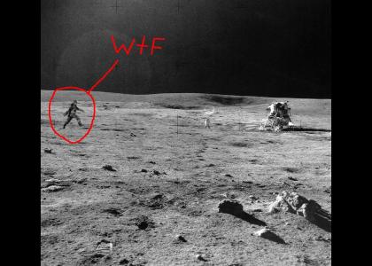 Bigfoot Spotted on the moon-wtf