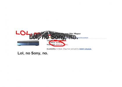 Sony Isn't Greedy...