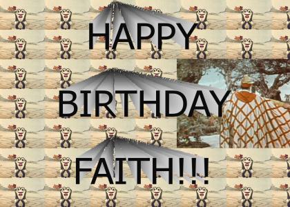 happy birthday Faith!