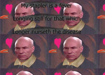 Picard's love is a stapler