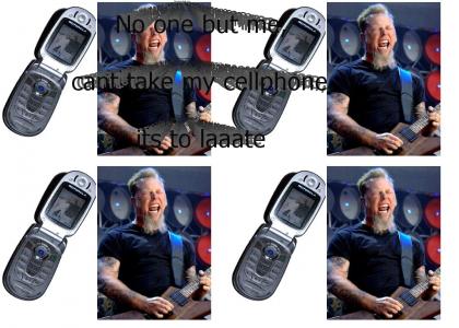 james hetfield cant come to the phone