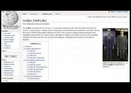 Gman can't deny Wikipedia