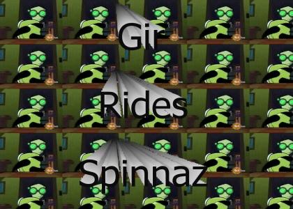 Gir rides Spinnaz