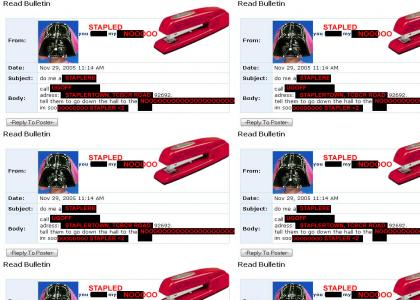 Darth Stapler: StaplerSpace Staplercide