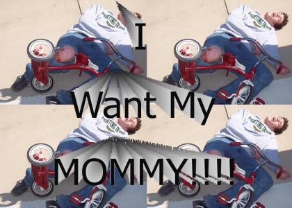 Devin wants his mommy