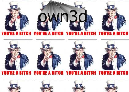 uncle sam says you're a bitch