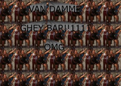 Van Damme takes you 2 a ghey bar