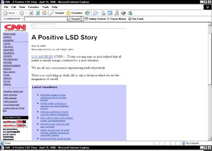 CNN - A Positive LSD Story