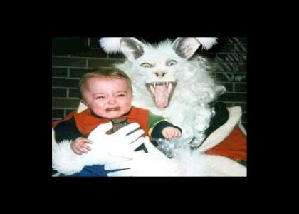 Easter Bunny loves kids