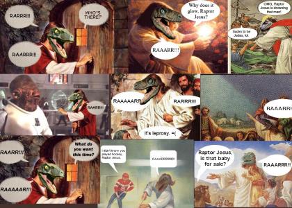 It's Raptor Jesus! Lol