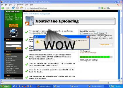 wow filefront ownt me