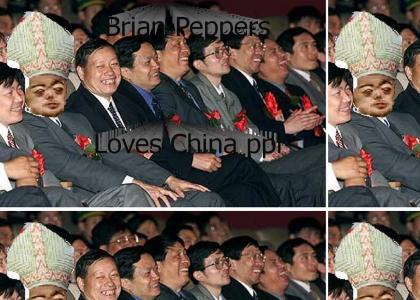 Brian peppers in china
