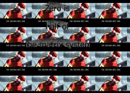 Zero is half of the matrix system