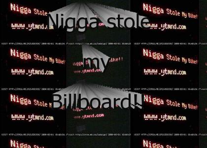 Nigga Stole Times Square Billboard!!!