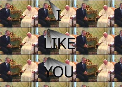 Bush Really Likes The Pope