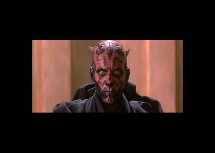 Darth Maul Stares Into Your Soul