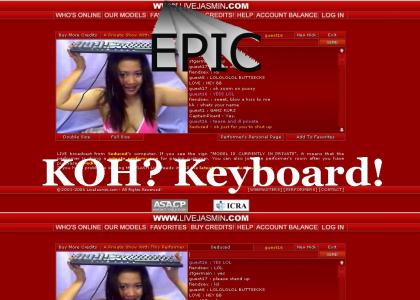 Keyboard on Head - EPIC