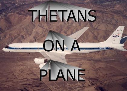 Thetans on a plane